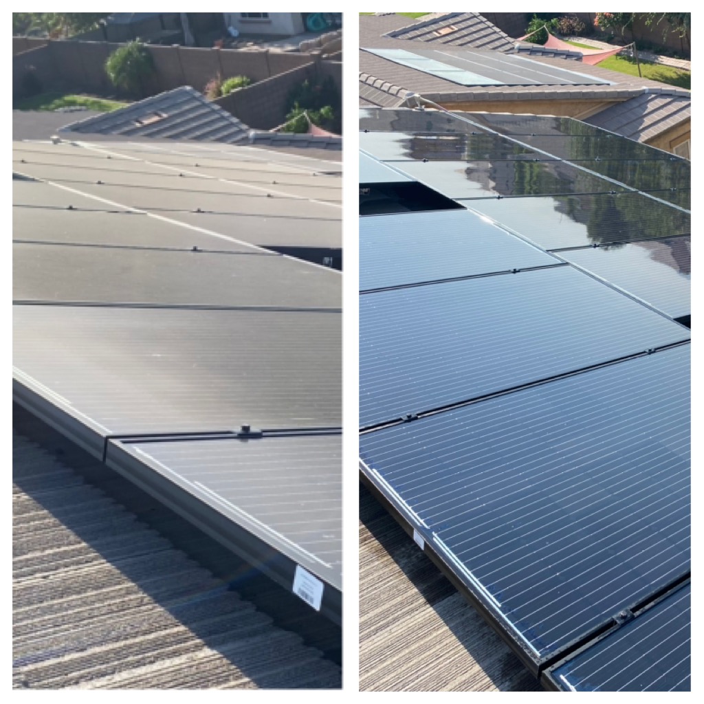 solar panel cleaning services