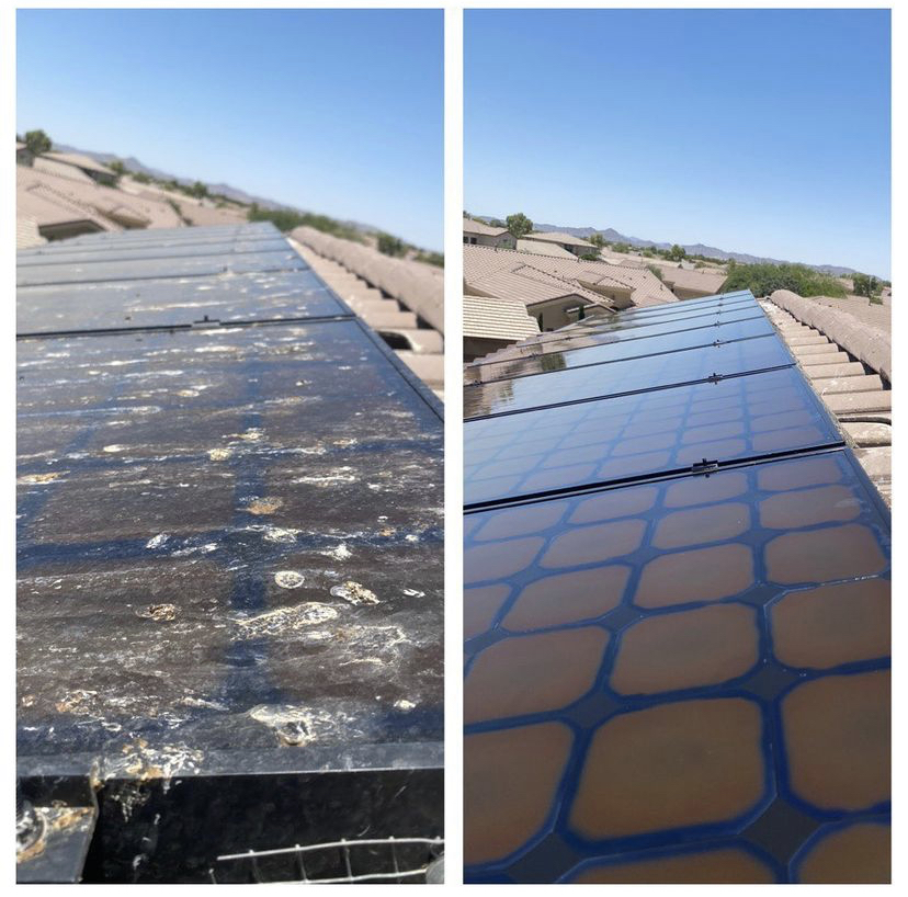 solar panel cleaning services